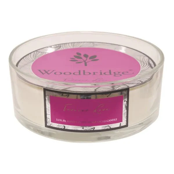 Woodbridge Forever Love Candle Bowl – Rose, Violet & Musk – 5 Wick