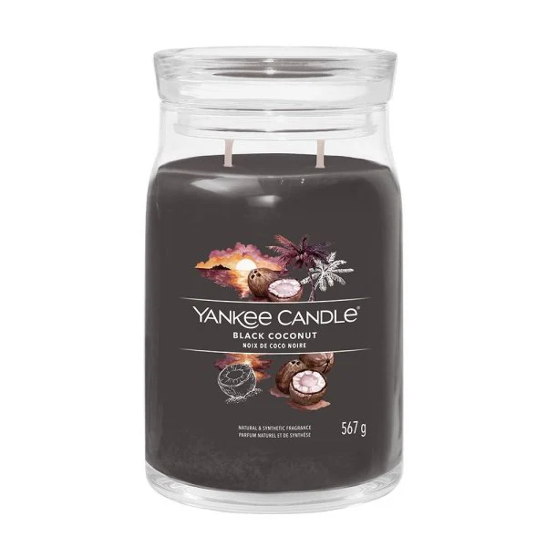 Yankee Candle Signature Large Jar Candle - Black Coconut